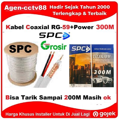 Jual Kabel Cctv Coaxial Terbaik Spc Rg Power M Harga Khusus