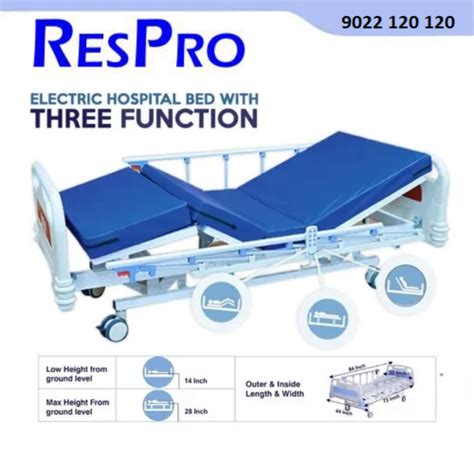 Respro Brand Electric 3 Function Imported ICU Motorized Hospital Bed In