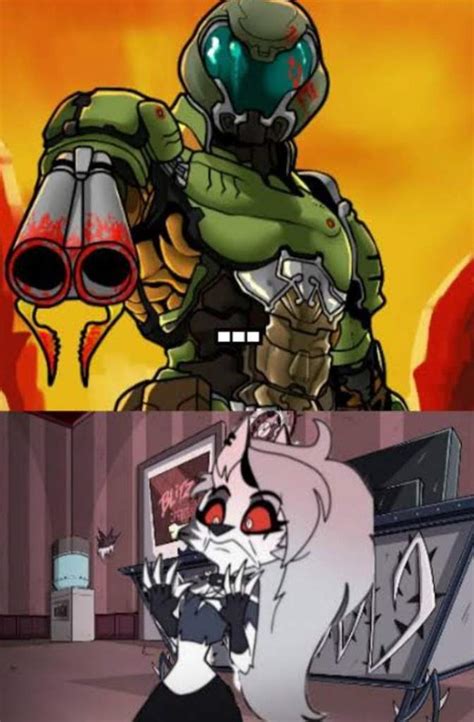 Doom Slayer Wiki Hazbin Hotel Amino Espa Ol Amino