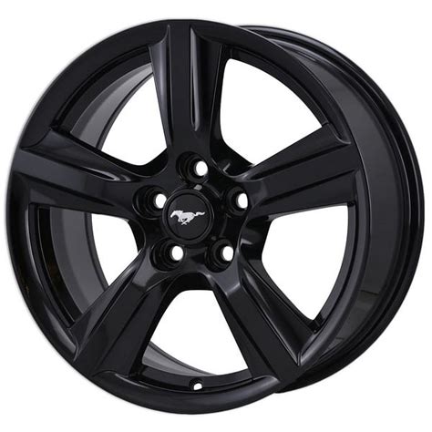 FORD MUSTANG 2015 2019 GLOSS BLACK OEM Wheel Rim 17x7 5 5 114 3