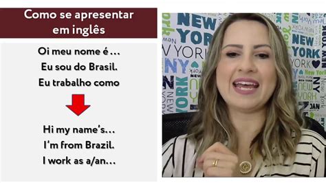 Se Apresentar Em Ingles Librain