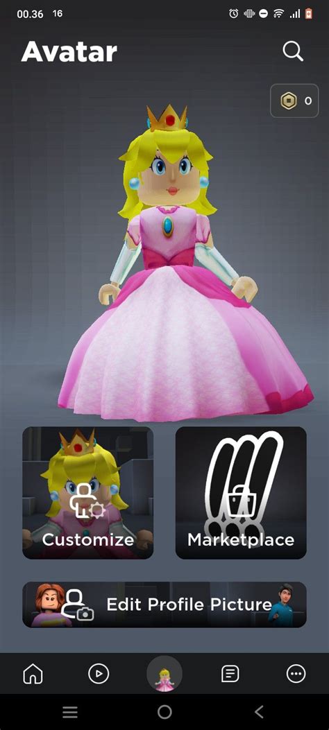 Princess Peach In Roblox Avatar