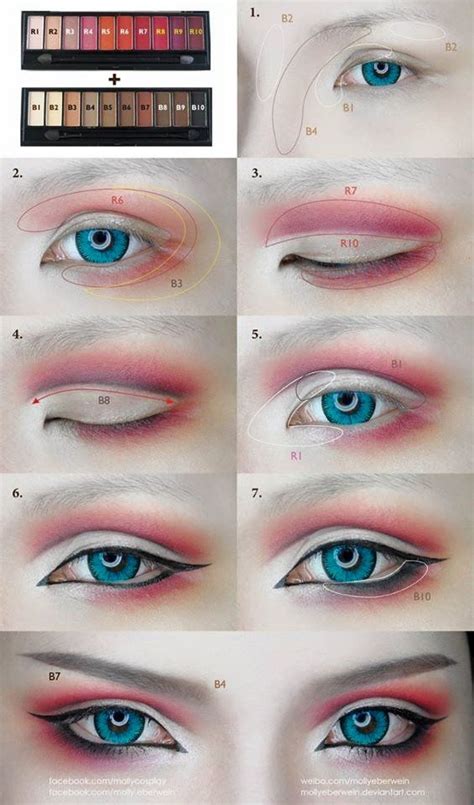 Anime Eye Makeup Cosplay Makeup Tutorial Anime Makeup