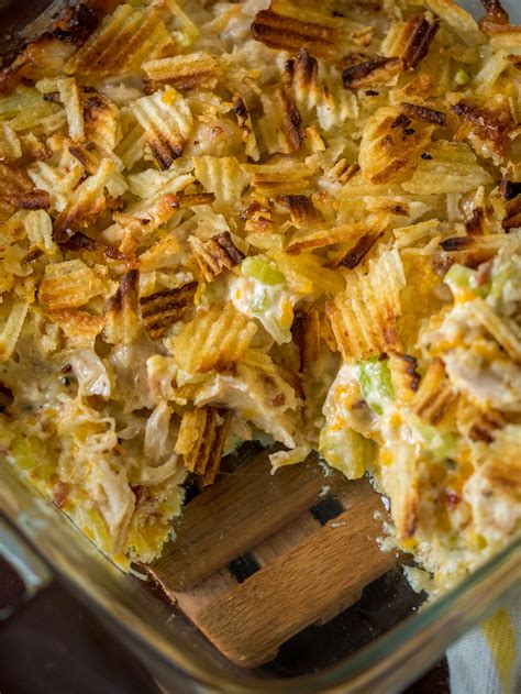 Crispy Hot Chicken Salad Casserole 12 Tomatoes