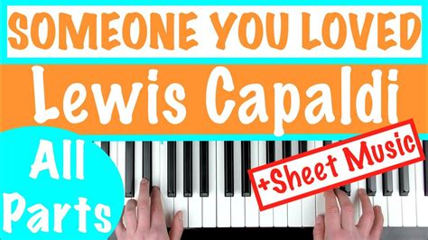 How To Play Someone You Loved Lewis Capaldi Piano Part Tutorial Youtube