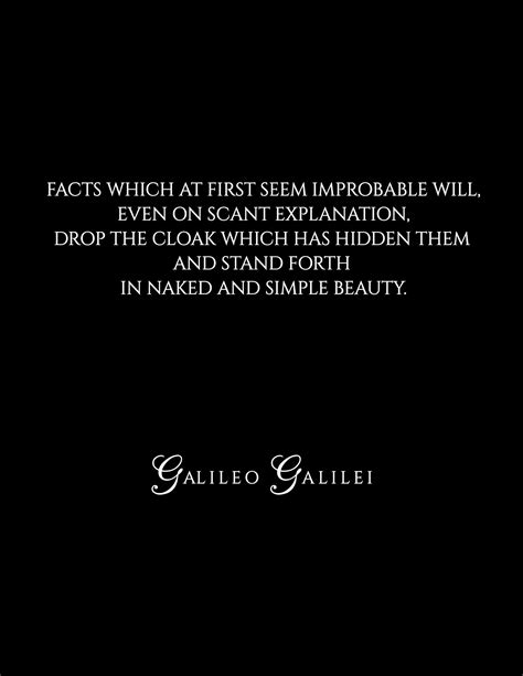 Naked And Simple Beauty Quote Galileo Galilei Science Etsy