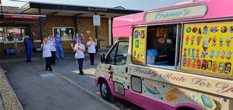 Ice Cream Company Delivers Free Treats To Grantham Hospital Staff