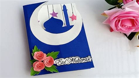 Handmade Greeting Card For Eid Diy Beautiful Pop Up Eid Card Idea Artofit