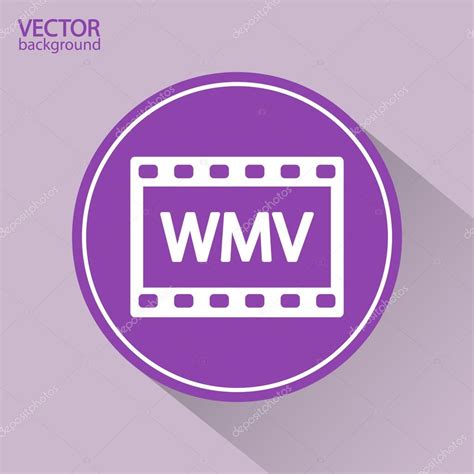 Wmv File Icon Stock Vector By Best3d 57183969