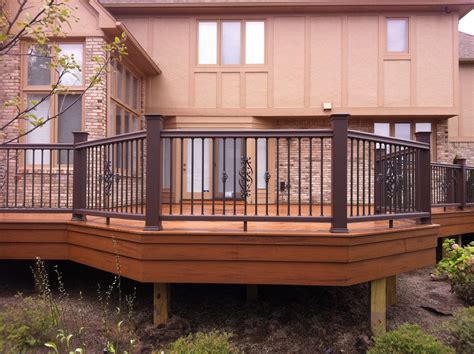 Two Tone Deck Ideas All Finished Up Deck And Patio Pinterest