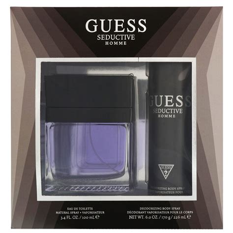 Guess Seductive Homme Gift Set Eau De Toilette 100ml Deorizing Body