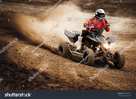 Atv Rider Action Stock Photo 319002593 Shutterstock