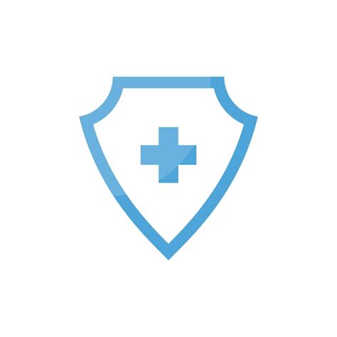 Premium Vector Immune System Icon Medical Cross In The Shield Vector