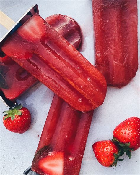 Strawberry Ice Pops Recipe Folláin