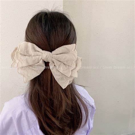 Jual Town Shell Love Bow Korean Hair Claw Clip Jepit Rambut Korea