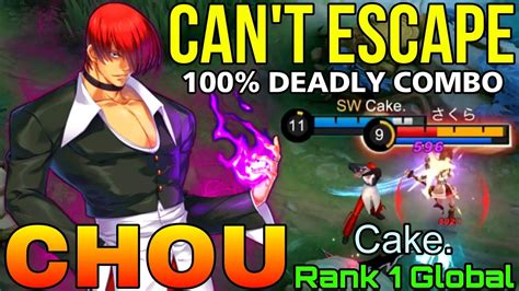 You Can T Escape Me Powerful Combo Chou Top 1 Global Chou By Cake