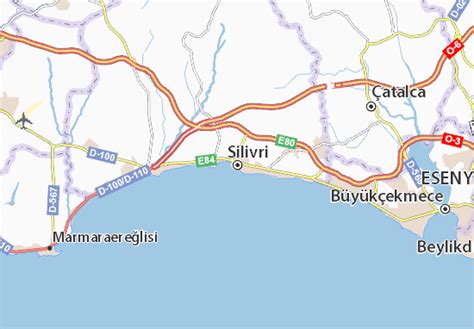 MICHELIN Silivri map - ViaMichelin