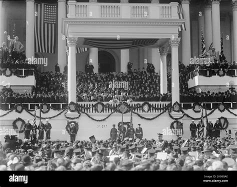 Harding Inauguration, 1921. [Inauguration of President Warren G ...