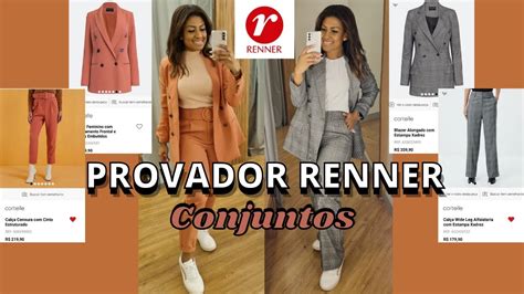 PROVADOR RENNER Conjuntos Blazer Calça de Alfaiataria Muitas