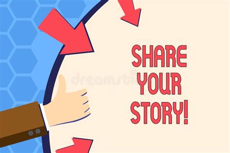 Writing Note Showing Share Your Story Business Photo Showcasing