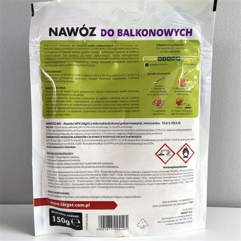 Nawóz Do Roślin Balkonowych Eksplozja Kolorów 150 g Target Sklep