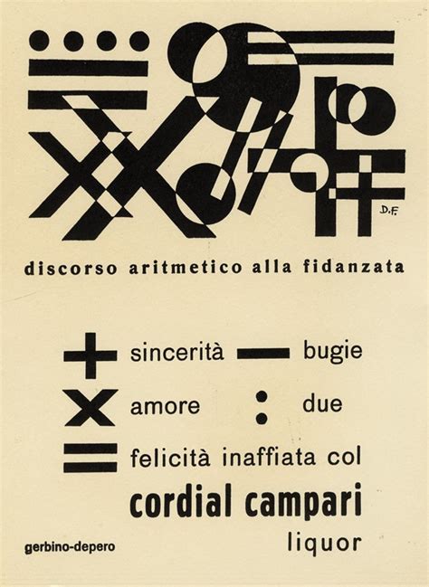 Fortunato Depero Fondo 1892 Rovereto 1960 Lotto Composto Di 2