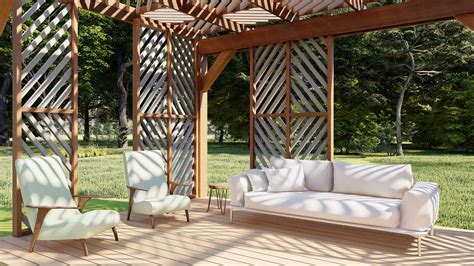 Pergola Plans 12 X 16 Ft Step By Step Instructions Digital Etsy