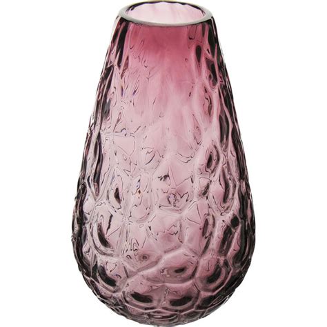 Orium Vaso Decorativo Enfeite X X Cm Vidro Rosa Leroy Merlin