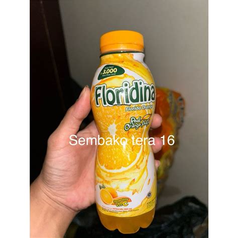 Jual Floridina Orange Minuman Rasa Jeruk Florida Ml Shopee Indonesia