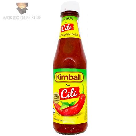 READY STOCK KIMBALL CHILLI SAUCE 340G SOS CILI 辣椒酱 Shopee Singapore