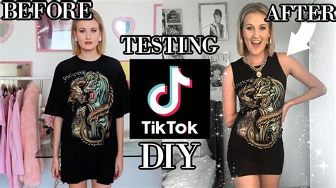 I Tested Viral Tiktok Clothing Diys And Fashion Hacks Youtube