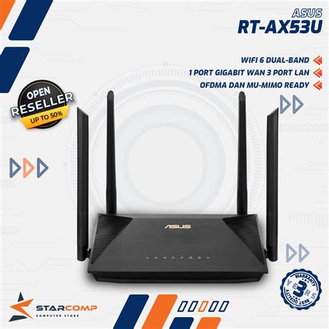 Jual Asus Rt Ax U Ax Dual Band Wifi Wireless Router Aimesh