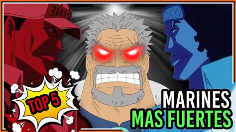 TOP 5 los más PODEROSOS de LA MARINA El nivel REAL de GARP EN EL