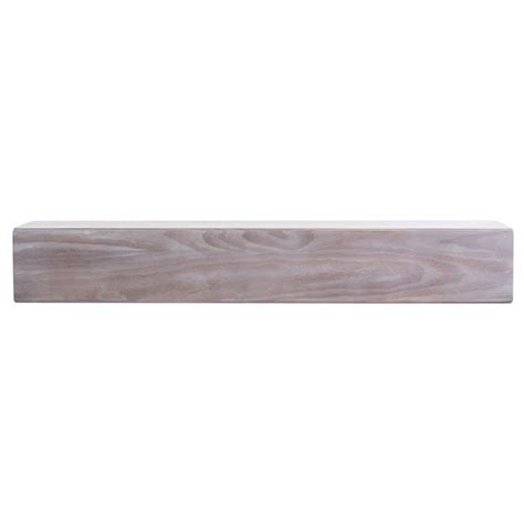 Millwood Pines Brylee Floating Wood Fireplace Mantel Shelf Reviews