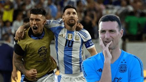 Con Messi En Cancha El Once Que Planifica Lionel Scaloni En La