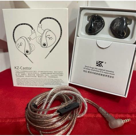 Jual KZ CASTOR Dual Dynamic Driver Metal In Ear Earphone With MIC