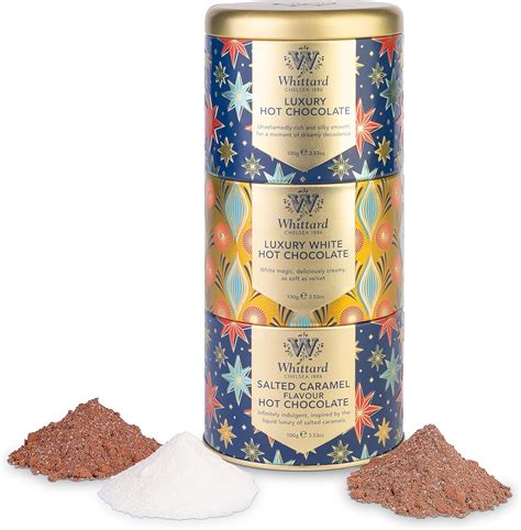 Whittard Of Chelsea Hot Chocolate Stacking Tin Suitable For