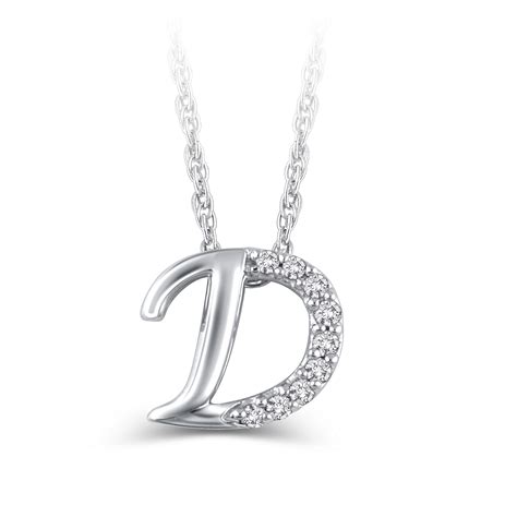 Diamond D Initial Pendant 14k Ben Bridge Jeweler