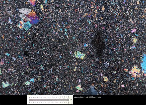 Olivine Basalt Thin Section