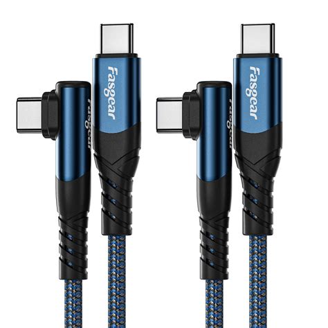 Fasgear Usb C To Usb C Cable Pack Ft W Type C To Type C Right