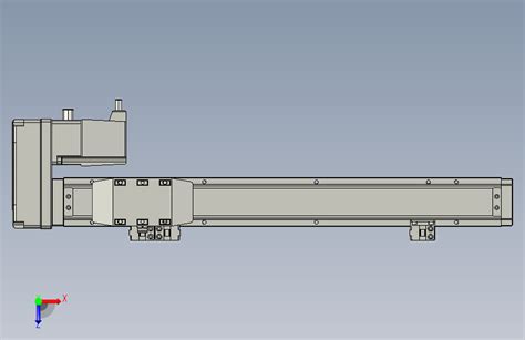 Gth4 L 250 Br M05 C3 Gth4内嵌式螺杆滑台 电机右折 Toyo滑台step模型图纸下载 懒石网