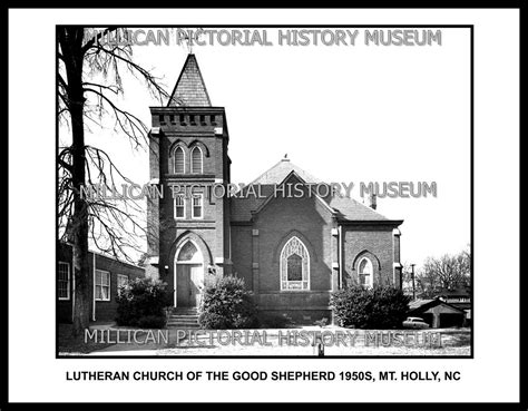 Lutheran Church Of The Good Shepherd 1950s Mt Holly Nc Millican