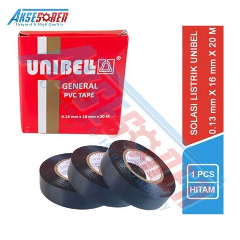 jual isolasi kabel unibel general pvc tape lakban listrik unibell