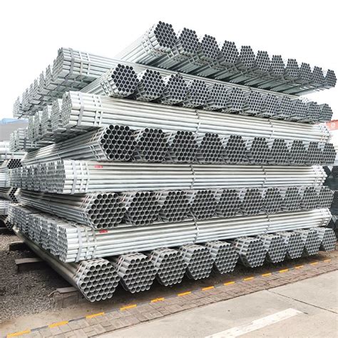 Galvanized Steel Pipe Scaffolding Round Hot Dipped Gi Galvan Steel Pipe