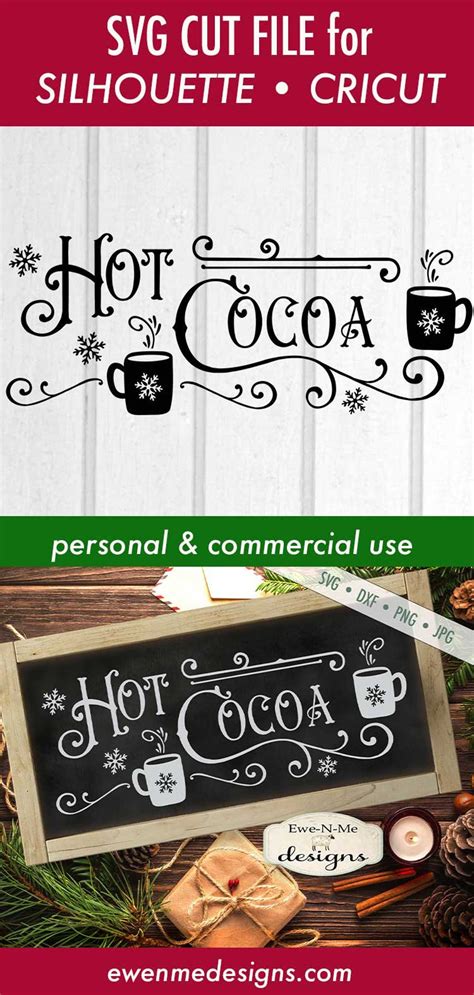 Hot Cocoa Svg Cocoa Svg Holiday Svg Winter SVG Etsy