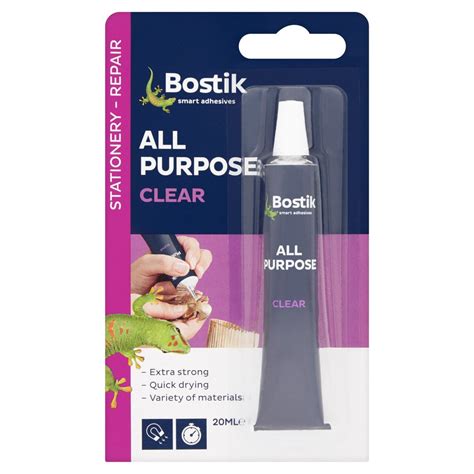 Bostik Glu Fix All Purpose Clear Glue HelloSupermarket