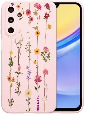 Ztofera Funda Floral Para Samsung Galaxy A G Transparente Con