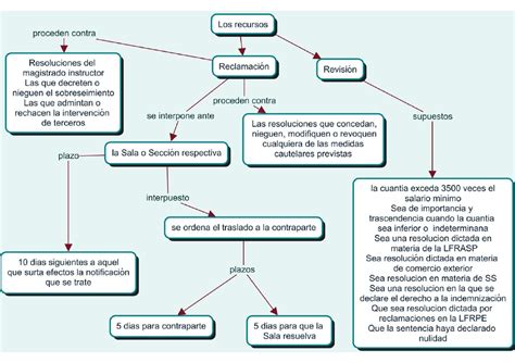 Mapa Conceptual Sobre El Recurso De Revision Servicio Social De La