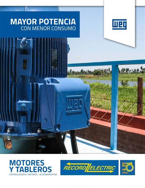 Pdf Motores Y Tableros Record Electric Monitoreo De Motores En