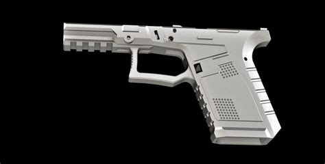 3d Printed Glock 19 Frame By Combattech Pinshape